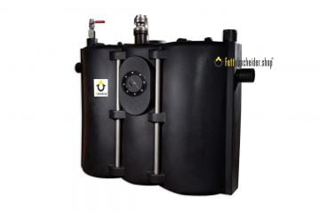 FAS Fettabscheider NG 4 / NS 4 SMD mit Schauglas, manueller Befülleinheit und Direktabsaugungsanschluss