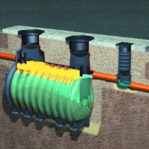 KESSEL Fettabscheider EasyClean ground Standard NS 10 / 120B
