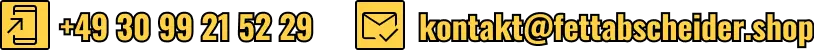 Kontaktaufnahme zu Fettabscheider.Shop
