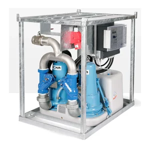 HOMA Sanicenter 180-26 D mobile Abwasser-Doppelhebeanlage mit Schneidwerkpumpen