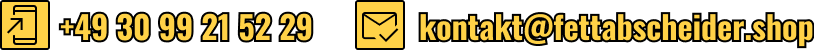 Kontaktaufnahme zu Fettabscheider.Shop